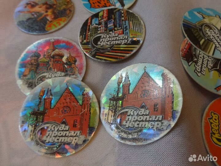 Фишки кэпсы сотки календарики