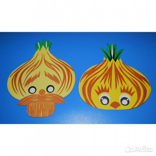 Набор советских масок Чиполлино СССР маска