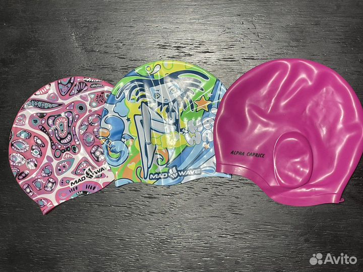 Спортивная шапка для плавания mad wave
