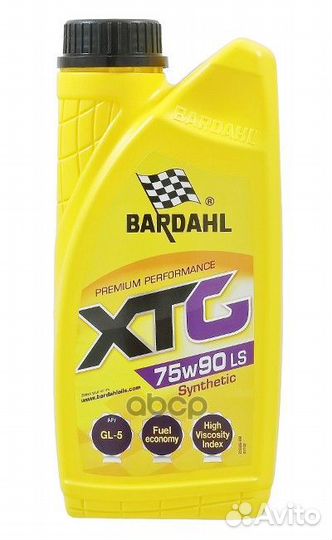 75W90LS GL5 XTG 1L (синт. трансмисионное масло)