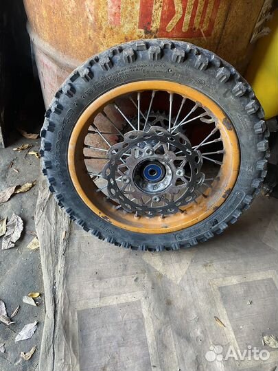 Заднее колесо на питбайк 12