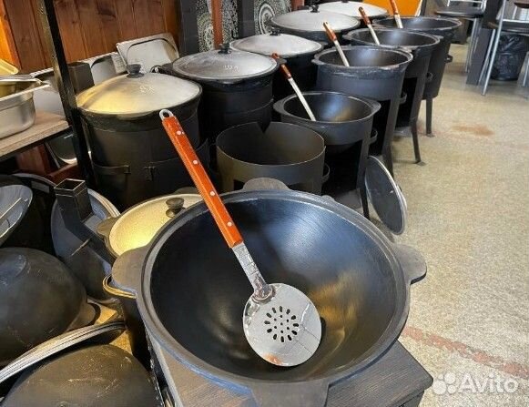 Печи для чугунных казанов