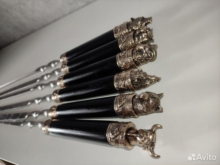 Набор шампуров подарочный