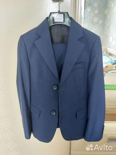 Школьный костюм для мальчика 122 синий