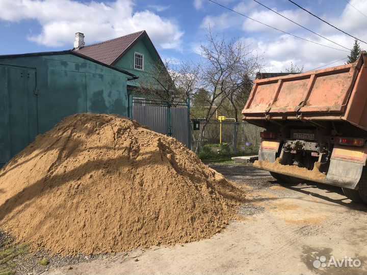 Доставка Песок,щебень,земля,навоз,пгс