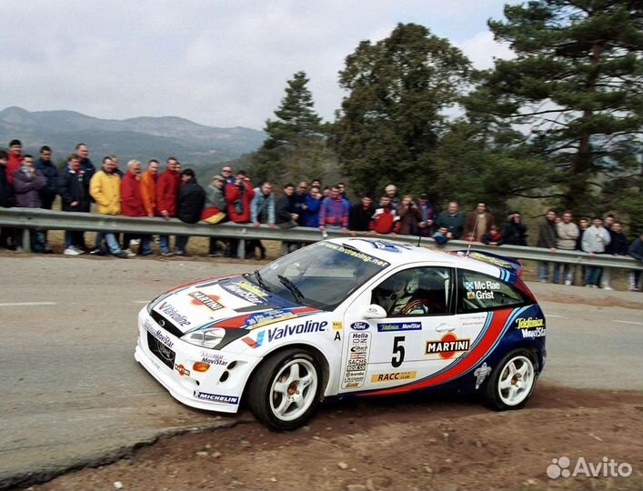 Ford Focus WRC 2001 (кузов kyosho mini-z)