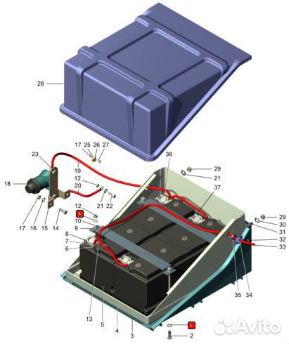 Аккумулятор 100Ач.1080А. Газ. Next. Дизель