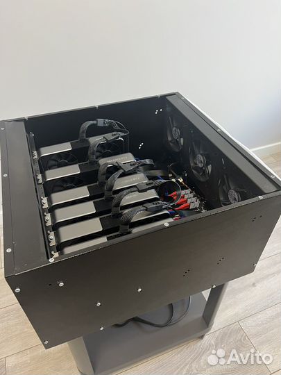 Риг на 8 видеокарт (корпус+обвязка)
