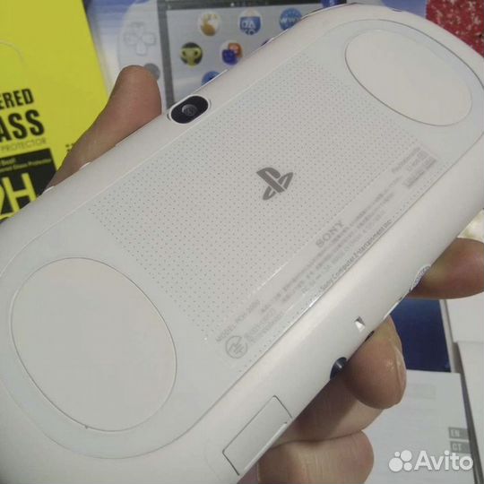 Playstation Vita slim Glacier White прошитая 128гб