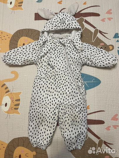 Зимний комбинезон для девочки crokid 80