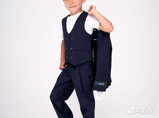 Брючный костюм тройка для мальчика