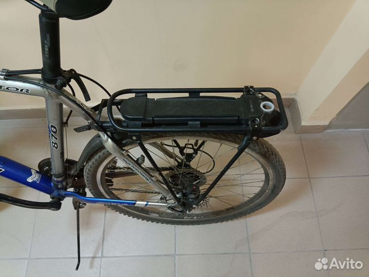 Детское велокресло Btwin с багажником