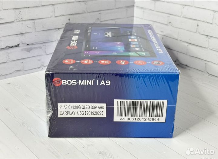 Магнитола 2-din android Bos-mini A9 4/64 4G sim