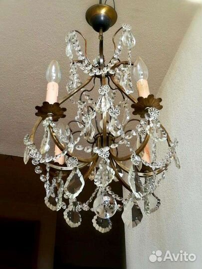 Старинная люстра (Франция)