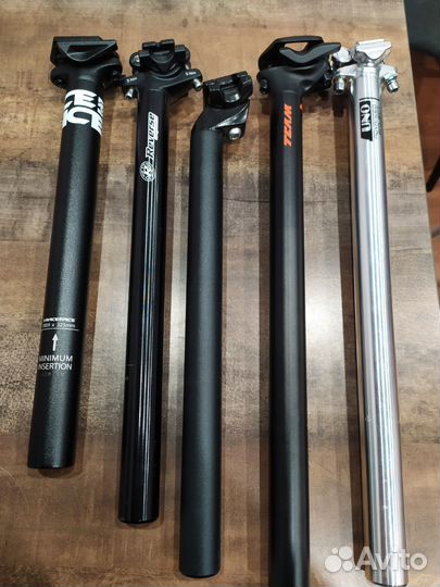 Седла, подседельные штыри, педали