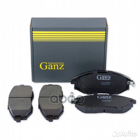 Колодки передние chevrolet Epica 06- ganz GIJ09084