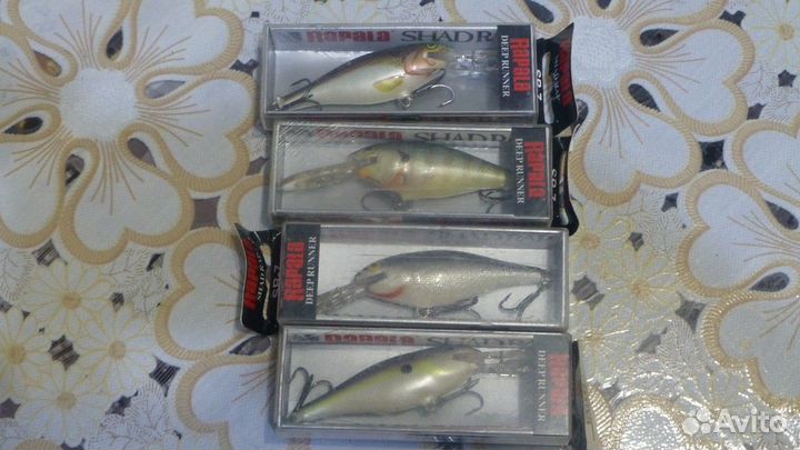 Воблеры Rapala Shad Rap SR07 Shad Deep Runner ориг