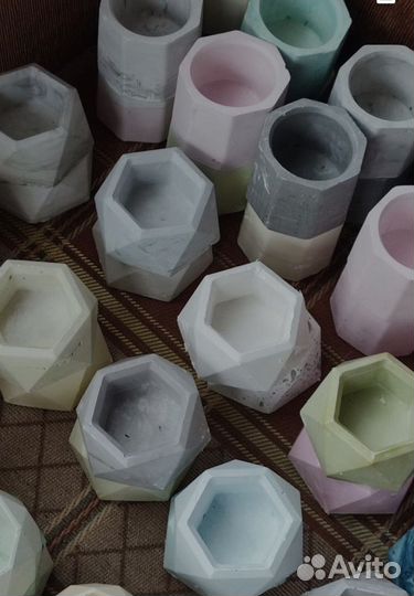 Подсвечники гипсовые