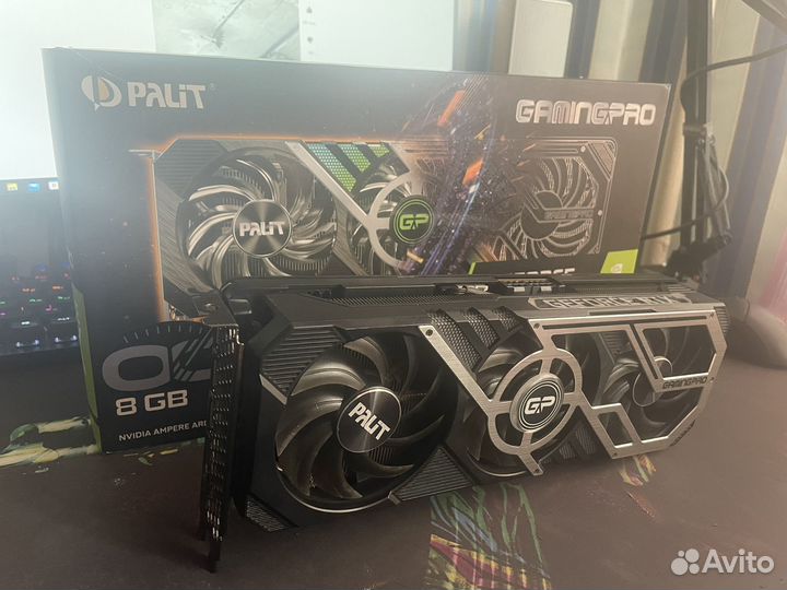 Видеокарта RTX 3070 Palit gamingpro OC