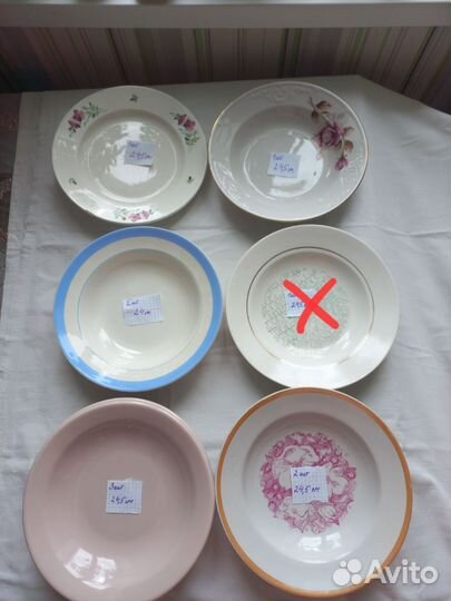 Тарелки,блюдца СССР