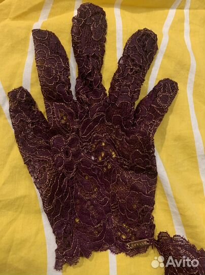 Перчатки театральные кружевные