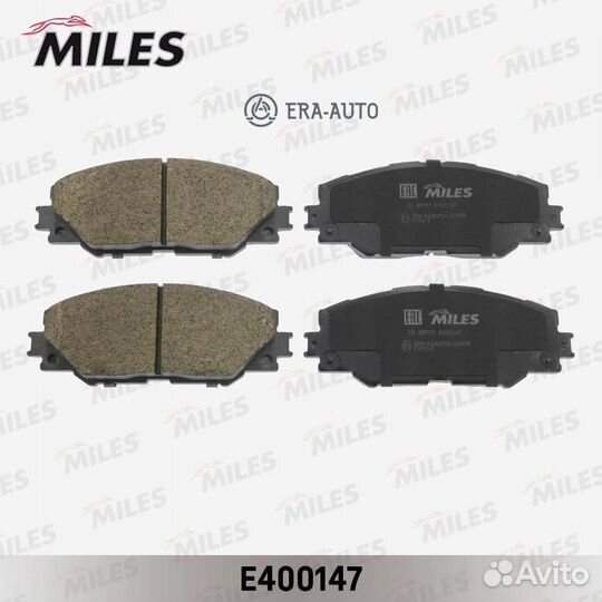 Miles E400147 Колодки тормозные передние