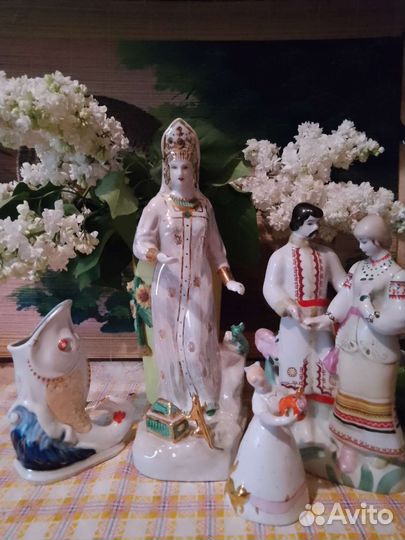 Фарфоровые статуэтки времен СССР
