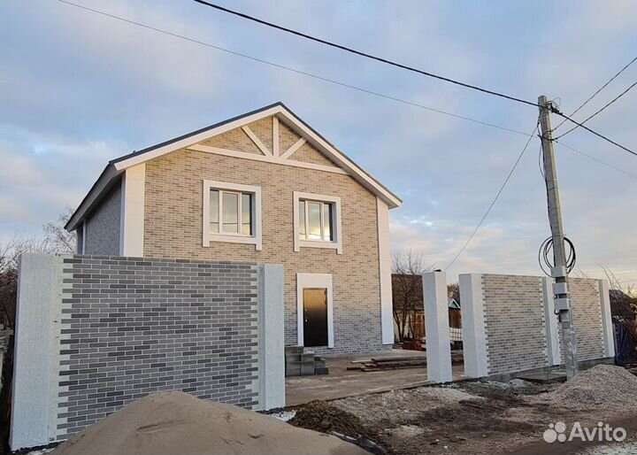 Гибкий кирпич на сетке для фасада и интерьера