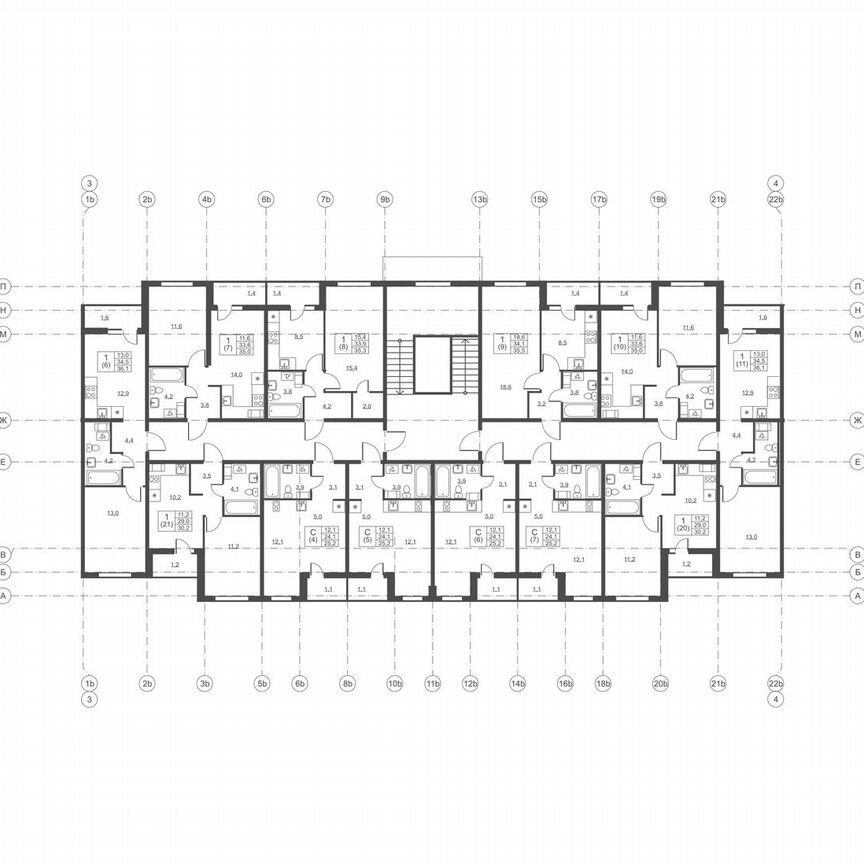 1-к. квартира, 35,3 м², 8/8 эт.