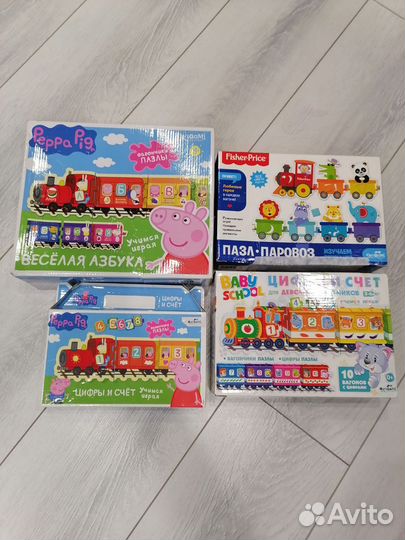 Пазлы(паровозик)