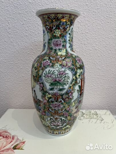 Ваза 31 см винтаж Китай середина XX века