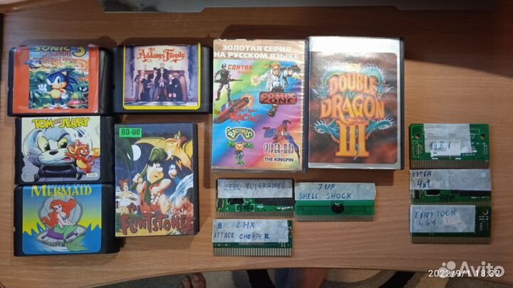 Катриджи для dendy и sega
