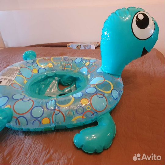 Круг для плавания Черепаха для детей 6-18 мес