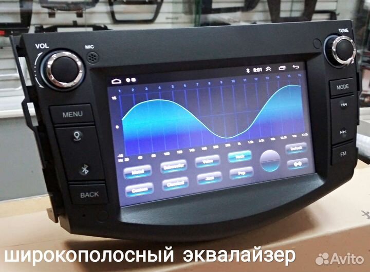 Toyota RAV4 магнитола Android в штатное место