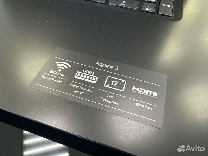 Новый Acer 17.3 IPS Core i5-10gen DDR4-8Gb SSD-256