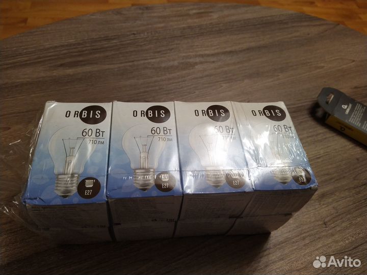 Лампа накаливания 60 вт 7 шт