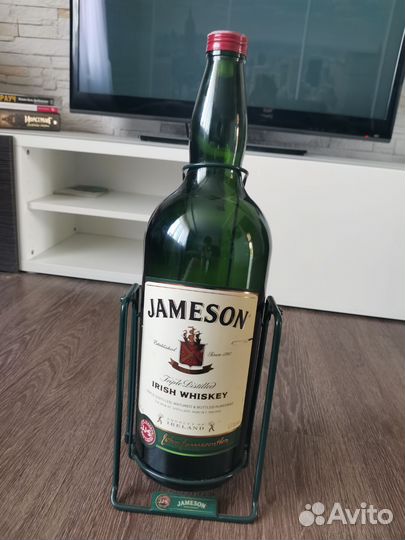 Бутылка из под виски качели jameson