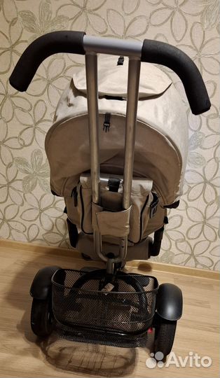 Детский трехколесный велосипед-коляска luxury