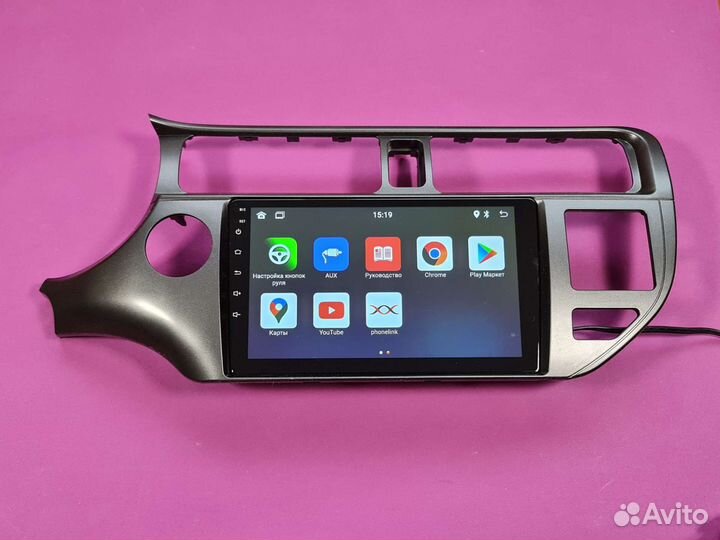 Kia Rio автомагнитола 9