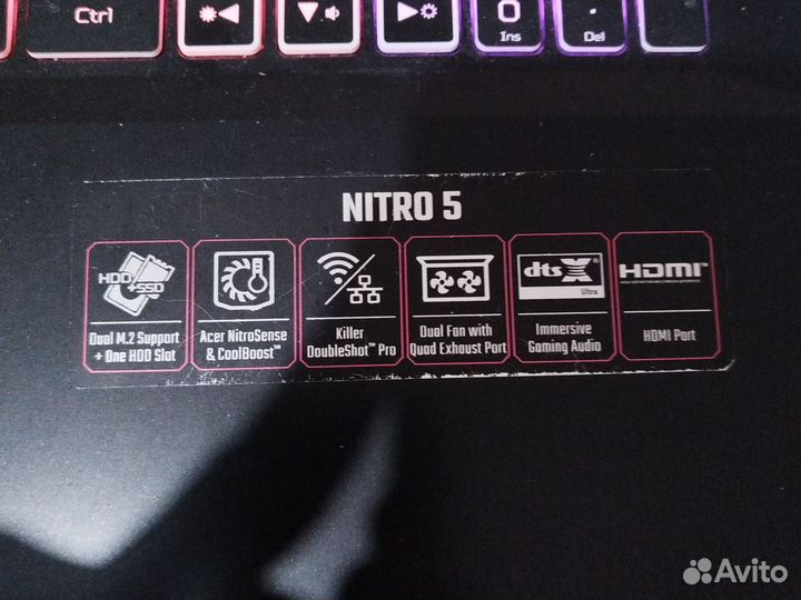 Игровой ноутбук Acer Nitro 5 rtx 3070