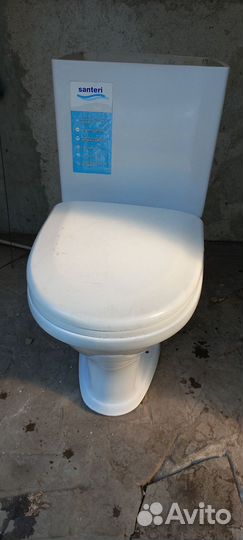 Унитаз бу Santeri без крышки на бочке