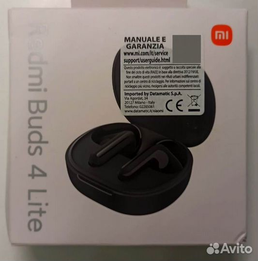 Беспроводные Наушники Xiaomi Redmi Buds 4 Lite