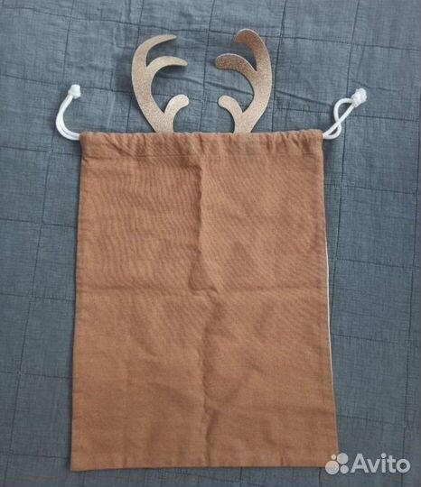 Елочные игрушки украшения hm home Мешок олень H&M