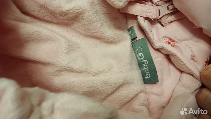 Комбинезон для девочки осень/теплая зима 74