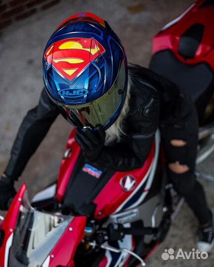 Шлем HJC rpha 11 DC comics superman MC21 L