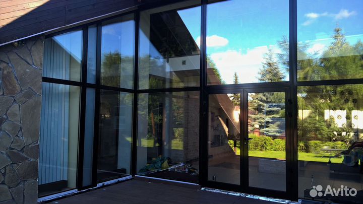 Панорамные окна из алюминия