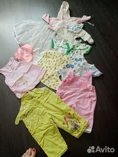 Вещи на девочку до 1 года