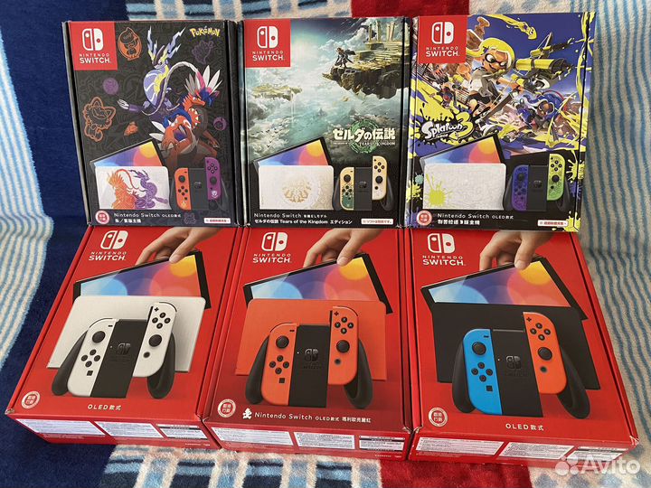 Прошитый Nintendo Switch Oled (все издания)