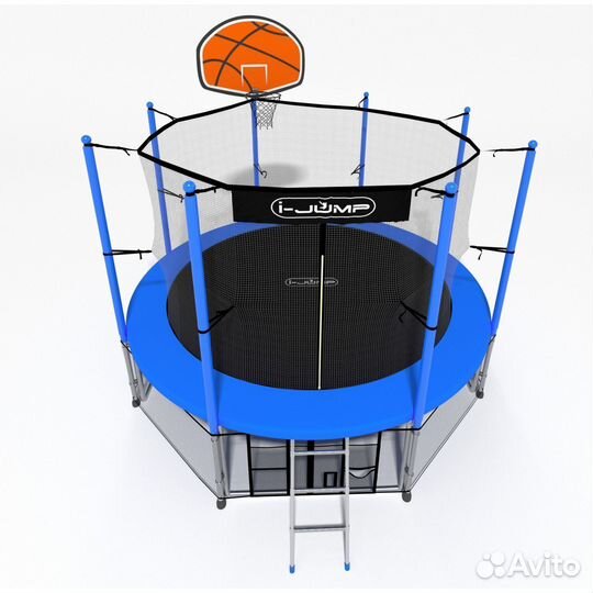 Батут I-jump basket 16FT blue