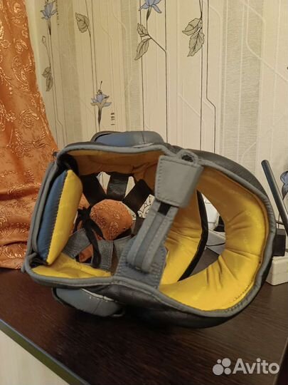 Боксерский шлем с бампером